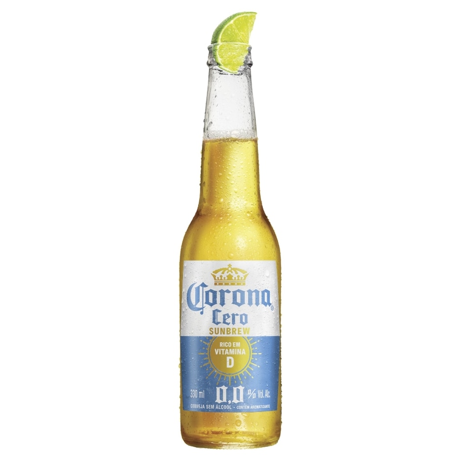 Cerveja Corona Cero Sunbrew long neck  330ml Caixa C/ 24 Un